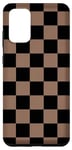 Galaxy S20+ Black and Brown Classic Checkered Big Checkerboard Case