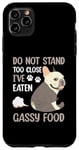 iPhone 11 Pro Max Funny Dog Humors Pet Pug Puppy Dog Lovers Gassy Stomach Case
