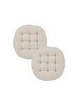 Svanefors Louie Stolsdyna 2p - Rund Beige