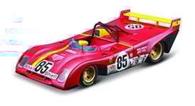 Bburago | Ferrari Racing 312 P 1972 édition Collection | Reproduction de Voiture Miniature à échelle 1/43 | Rouge | Jouet pour Enfant à Collectionner | 18-36302