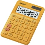 Casio MS-20UC-RG Calculatrice de bureau orange Ecran: 12 solaire, à pile(s) (l x H x P) 105 x 23 x 149.5 mm