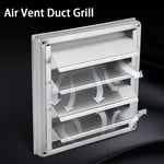 Stainless Steel  Air Vent Duct Grill Tumble Dryer Extractor Vent Outlet New