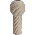 Twist Pillar Vase 34 cm, Sand