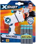 X-Shot Zuru Micro Gun Dart Blasters Toy with 8 bullets BNIB Small but Strong!!
