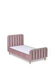 Obaby Gatsby Velvet Toddler Bed (Pink), Pink