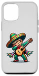 Coque pour iPhone 12/12 Pro Mariachi Costume Cinco de Mayo avec guitare pour enfant
