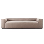 Decotique Grand 3-Seter Sofa Fløyel, Dusk Beige Fløyel