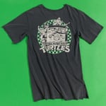 Official Teenage Mutant Ninja Turtles Van Back Print Charcoal Wash T-Shirt Dress
