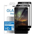 NOVAGO Compatible avec Nokia 6.1- Pack de 2 Films Verre trempé Protection écran et résistant Couvre Tout écran
