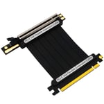 Câble de montage PCIe 3.0 x16 PCI Express Riser, câble flexible haute vitesse 90 degrés GUP avec LED d'alimentation 3,3 V/12 V pour carte graphique Montage vertical (20 cm, 90 °)