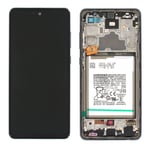 Genuine Samsung Galaxy A72 SM-A725 Screen Assembly & Battery Black GH82-25541A