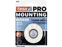 tesa Mounting PRO Spiegel 66952-00000-00 Monteringsbånd Hvid (L x B) 1.5 m x 19 mm 1 stk