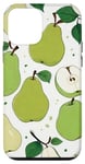 iPhone 12 mini Cottagecore Fruit Apples and Pears Aesthetic Green Leaves Case