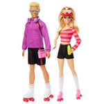Barbie and Ken Rollerskate Set
