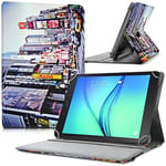 Seluxion Universal Cover Case with Stand for Tablet – It Works Tm 1005 10.1 " Motif KJ26B Toshiba AT300 101 10.1 Pouces