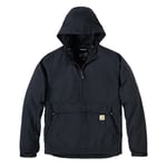 Carhartt Men's Rain Defender Loose Fit Lightweight Packable Anorak  Black, XL