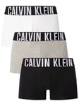 Calvin Klein3 Pack Intense Power Trunks - Black/Grey Heather/White