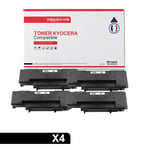 NOPAN-INK - x4 Toners - TK340 (Noir) - Compatible pour Kyocera FS-2020 D Kyocera FS-2020 DN Kyocera FS-2020 Series
