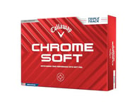 Callaway Golf Chrome Soft Premium Tour Golf Ball 2024 White Triple Track
