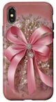 Coque pour iPhone X/XS Rose Bow Girl