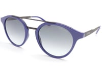 CARRERA Round Sunglasses 123/S Shiny Blue Black / Smoke Grey Gradient W24 JJ