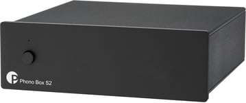 Pro-Ject Phono Box S2, MM/MC Phono Stage with audiophile Performance, (Black)