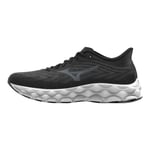 Mizuno Wave Sky 8 Storl. 44½ (Herr) Svart - Stötdämpande Löparskor för Daglig Träning