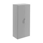 deNord Design Hylla med dörrar 4-plan monterad grå