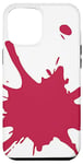 Coque pour iPhone 13 Pro Max Couleur de l'année 2023 Viva Magenta et blanc