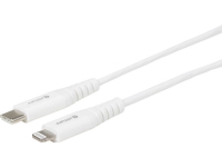 EStuff USB-A - USB-C 3m vit (USB-C Lightning-kabel MFI 3m)