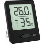 Choyclit - Thermomètres d'intérieur, Moniteur d'Humidité & deTempérature Portable, Mini thermomètre de jardin facile à lire, 3 modes