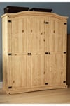 Vida Designs Corona 3 Door Wardrobe Storage 1780 x 1500 x 500 mm