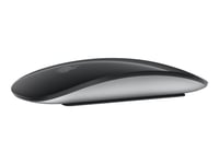 Apple Magic Mouse - musta Multi-Touch-pinta, Molempikätinen, Bluetooth, Musta