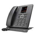 Gigaset T480HX Office Telephone, Cordless DECT Desk Phone with Headset Connection, Hands-Free Function, Colour Display, Compatible with FritzBox, Black [German Version]