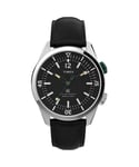 Timex Waterbury Dive Mens Black Watch TW2V49800 Leather (archived) - One Size