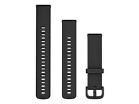 Garmin 010-12932-64, Band, Smartwatch, Svart, Garmin, Approach S12 Approach S40 Approach S42 Approach S44 Approach S50 D2 Air D2 Air X10 Forerunner 165..., Silikon