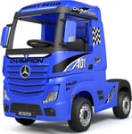 Elbil Mercedes Actros Truck børnelastbil, blå