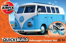 Airfix J6024 - QuickBuild  - VW Camper Van Blue -  Plastic Kit