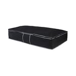Compactor Housse de Rangement Dessous de Lit, Noir, PEVA, 45 x 95 x H. 18 cm, RAN6272, unique