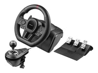 Tracer Simracer - Hjul, Pedaler Och Växelspakuppsättning - Kabelansluten - För Pc, Sony Playstation 3, Sony Playstation 4, Microsoft Xbox 360, Microsoft Xbox One, Nintendo Switch