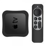 Apple TV 4K 2021/Apple TV Remote (gen 2) Skal Silikon Svart