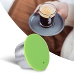 Stainless Steel Reusable Refillable Coffee Capsule Cup Filter Fit for D-olce G-usto Coffee Maker(Green)