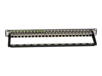 Black Box Feed-Through - Patch-Panel - Cat 6 - Stp - 1U - 19" - 24 Portar