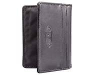 Big Skinny New Yorker Leather ID Slim Wallet, Holds Up to 24 Cards, Black