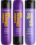 Matrix Total Results Color Obsessed Conditioner 300ml + Shampoo So Silver
