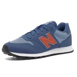 New Balance Men's 500 Sneaker, Blue, 9.5 UK