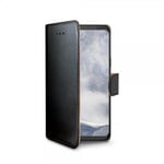Celly Samsung Galaxy S9 Fodral Wally Wallet Case Svart