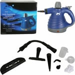 Ovation 1000W Electric Portable Hand Held Steam Steamer Cleaner & Accessories