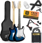 3rd Avenue XF 3/4 Size Electric Guitar Ultimate Kit with 10W Amp, Cable, Stand,