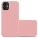 cadorabo Case works with Apple iPhone 11 (XI) in CANDY PINK - Shockproof and Scratch Resistant TPU Silicone Cover - Ultra Slim Protective Gel Shell Bumper Back Skin